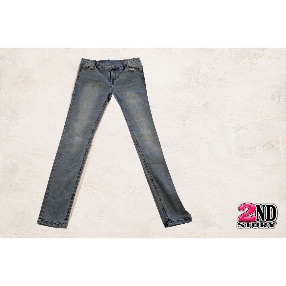 Thereabouts Boys Blue Skinny Stretch Jeans Size 16 Adjustable Waist